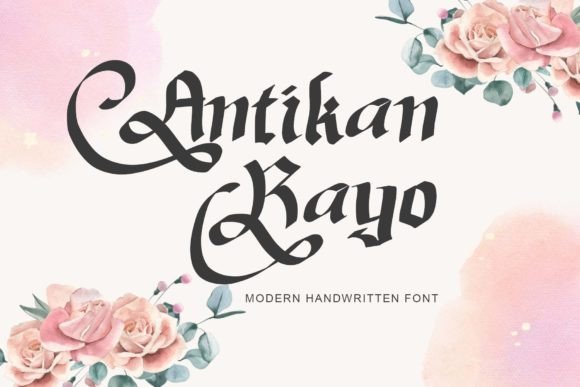 Antikan Rayo: A Charming Blackletter Font for Makers