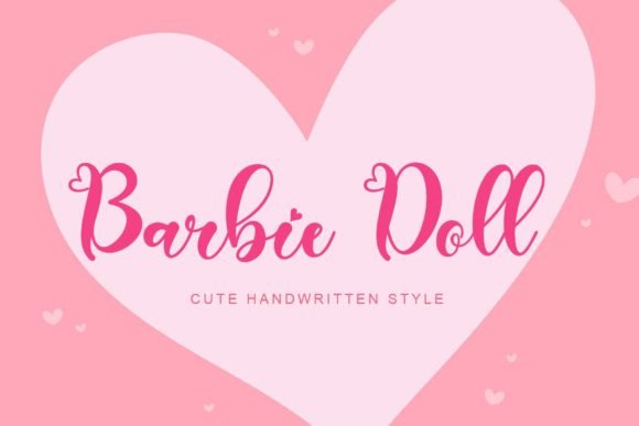Barbie Doll: A Handwritten Font for Polished Branding
