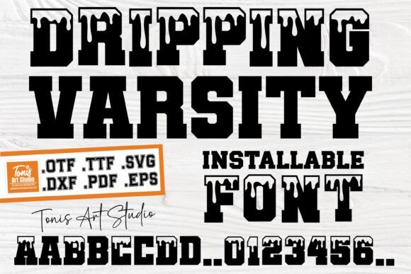 Boost Your Campaign with Ab Dripping Varsity Font