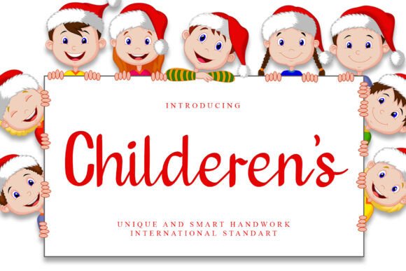 Childerens: The Elegant Script Font for Your Brand