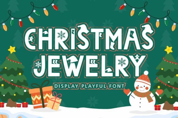 Christmas Jewelry: An Elegant Display Font for Web Design