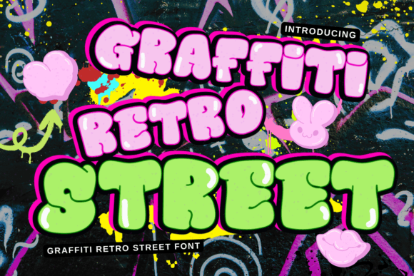 Discover Graffiti Retro Street: A Font for Bold Editorial Design