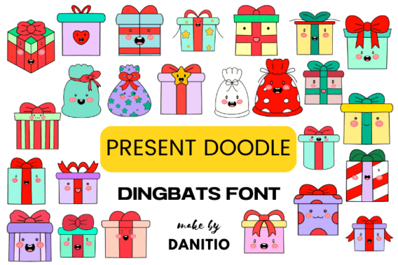 Discover the Charm of Present Doodle Font