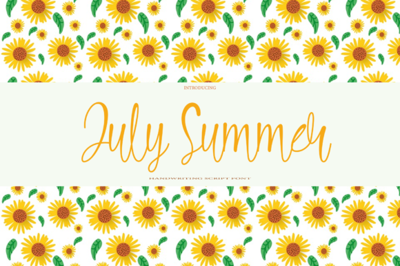 Discover the Elegance of July Summer Font