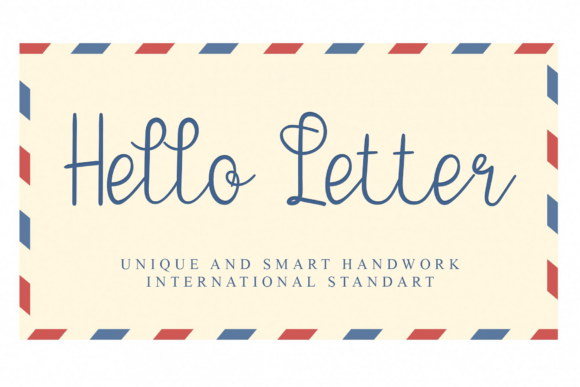 Elevate Your Brand with Hello Letter: A Unique and Elegant Font