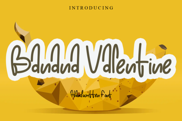 Enhance Your Brand with Banana Valentine Font