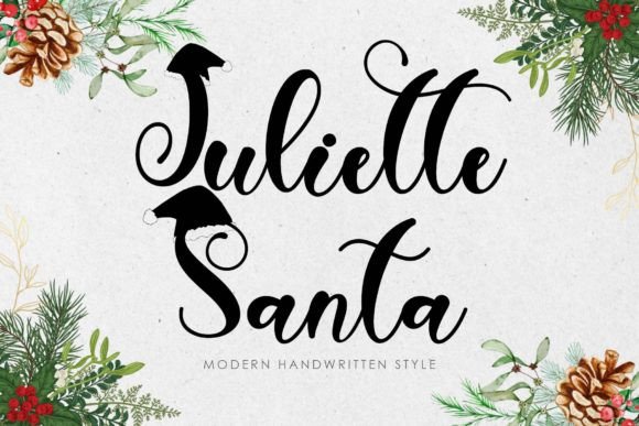 Enhance Your Brand with Juliette Santa Font