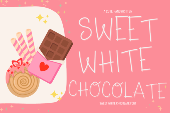 Enhance Your Brand with Sweet White Chocolate Font