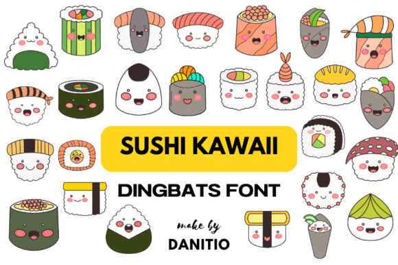 Enhance Your Campaigns with Sushi Kawaii Font