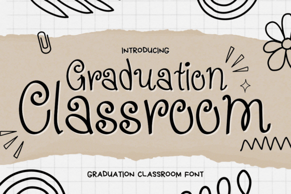 Graduation Classroom: A Handwritten Font for Creative Web Design