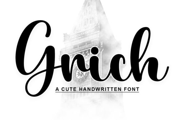 Grich: A Delicate and Stylish Handwritten Font for Editorial Design