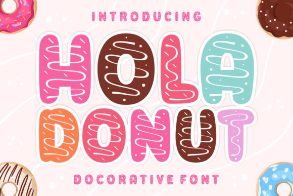 Hola Donut: A Sweet and Playful Decorative Font