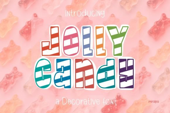 Jolly Candy Font for Cute Campaign Visuals