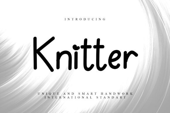 Knitter: The Elegant Script Font for Marketers and Designers