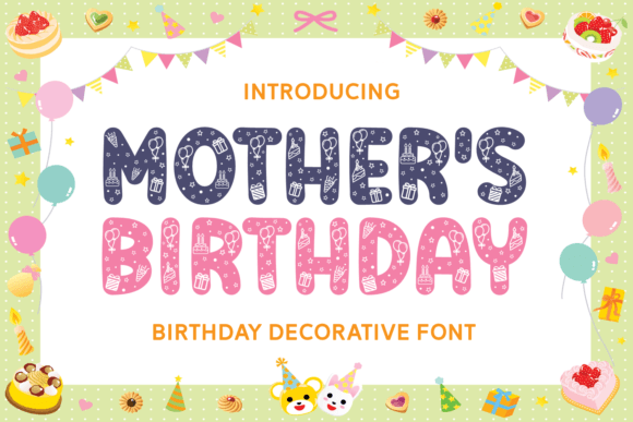 Mother s Birthday Font for Festive Maker Projects