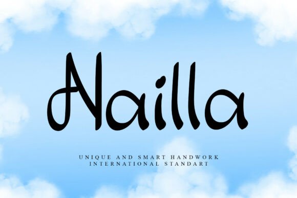 Nailla: A Unique and Elegant Script Font for Your Projects