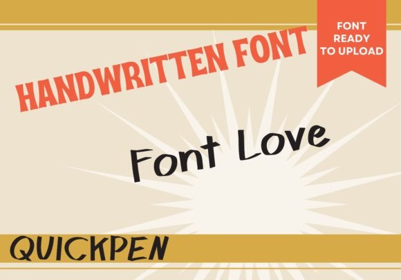 Quickpen: The Handwritten Font for Creative Makers
