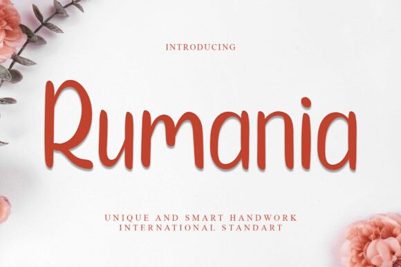 Rumania: A Unique and Elegant Font for Crafters