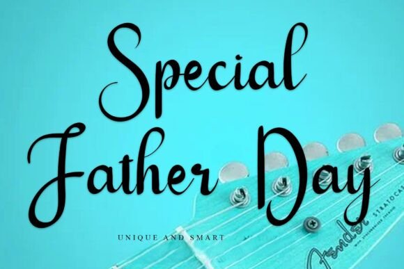 Special Father Day: A Unique Font for Handmade Creations