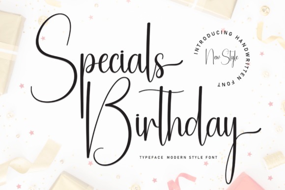 Specials Birthday: A Timeless Handwritten Script Font