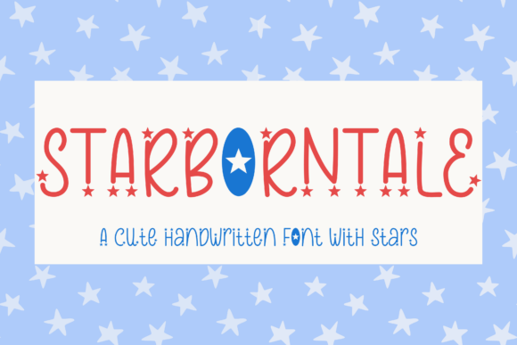 Starborntale: A Sparkling Decorative Font for Editorial Design