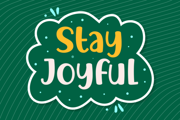 Stay Joyful: A Handwritten Font for Engaging Web Design