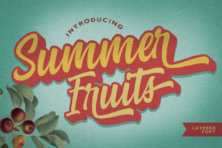 Summer Fruits: A Handwritten Font for Bold Campaigns