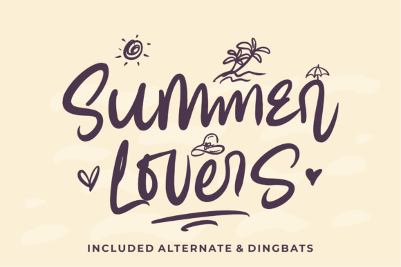 Summer Lovers: A Handwritten Font for Web Design