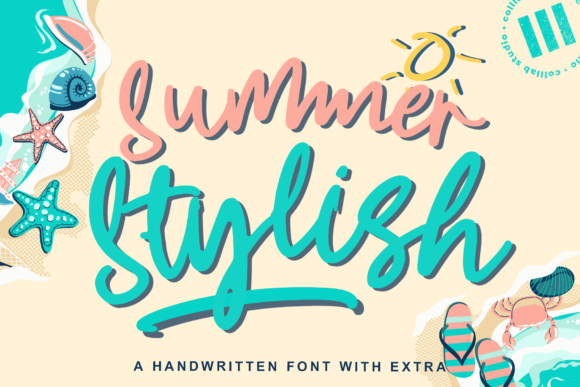 Summer Stylish: A Handwritten Font for Crafters and Designers