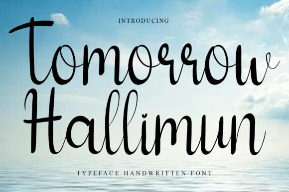 Tomorrow Hallimun: An Elegant Script Font for Editorial Design