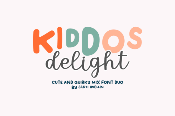 Unleash Creativity with Kiddos Delight Duo Font