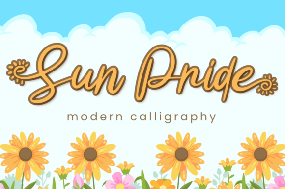 Unleash Creativity with Sun Pride: A Standout Script Font